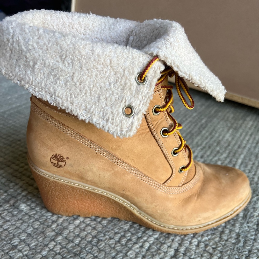 TIMBERLAND Earthkeepers Womens Wedge Boot!!